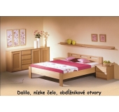 Masívna buková posteľ Dalila